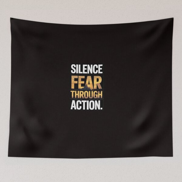 Item preview, Silence Fear Through Action– Success Motivation ver. 2 designed and sold by Your Inner Axis.