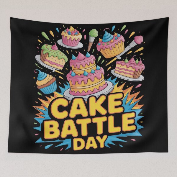 Item preview, Cake battle day shirt designed and sold by DreamOnShirts.