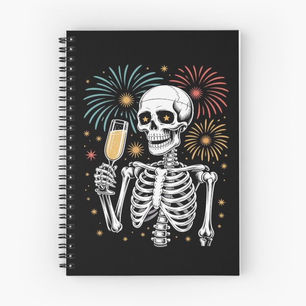Item preview, Happy New Year 2026 Skeleton New Year Eve Party  designed and sold by GGrizeldaRivas.