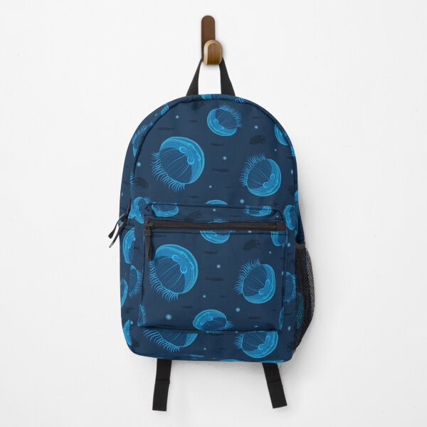 Item preview, Moon Jellyfishes Blue designed and sold by Avisnanna.