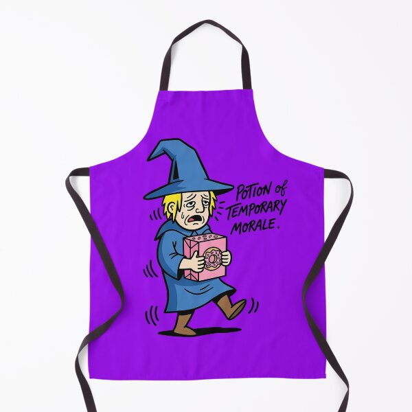 Item preview, Sleepy Wizard with Donut Box, Potion of Temporary Morale designed and sold by Animepic222.