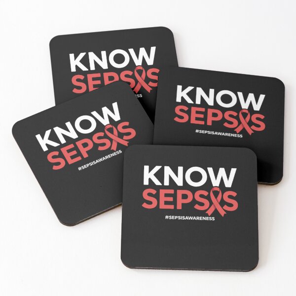 Item preview, Know Sepsis Awareness Design with Red Ribbon designed and sold by Gogetgiggles.