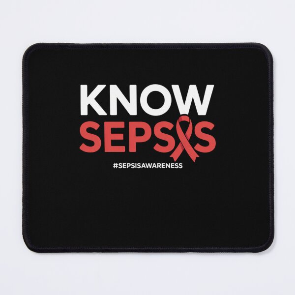 Item preview, Know Sepsis Awareness Design with Red Ribbon designed and sold by Gogetgiggles.
