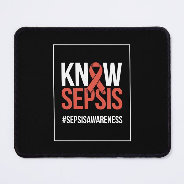 Item preview, Know Sepsis Awareness Design with Red Ribbon designed and sold by Gogetgiggles.