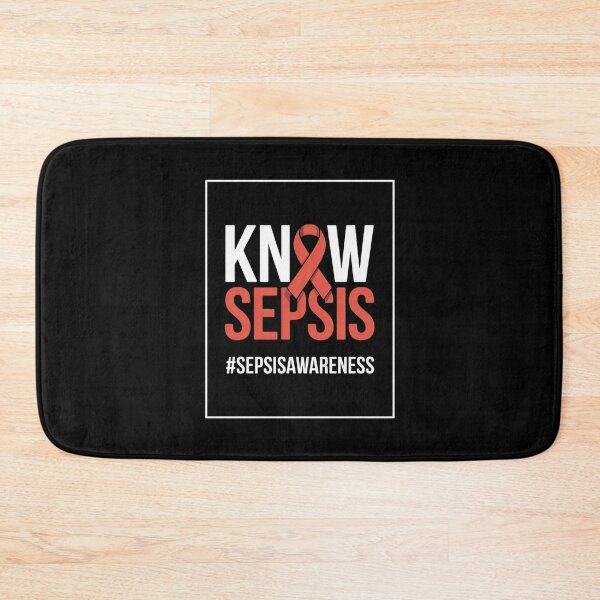 Item preview, Know Sepsis Awareness Design with Red Ribbon designed and sold by Gogetgiggles.