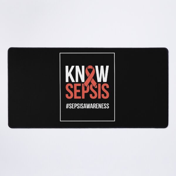 Item preview, Know Sepsis Awareness Design with Red Ribbon designed and sold by Gogetgiggles.