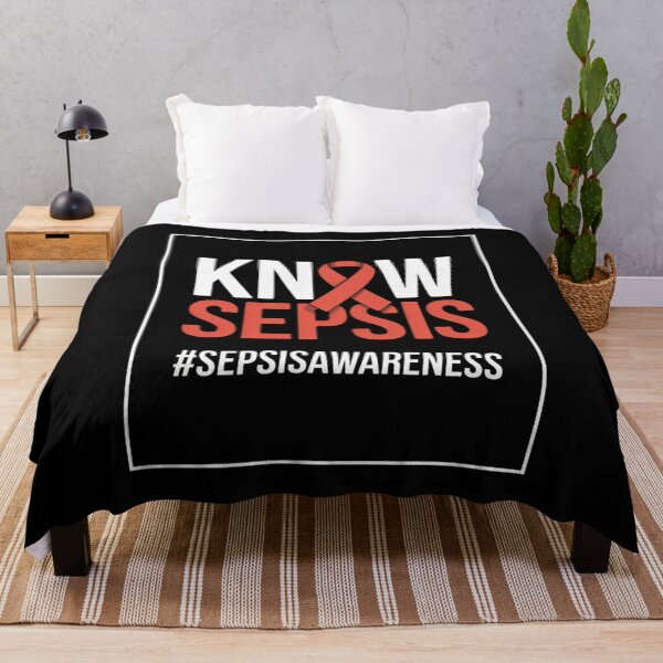Item preview, Know Sepsis Awareness Design with Red Ribbon designed and sold by Gogetgiggles.