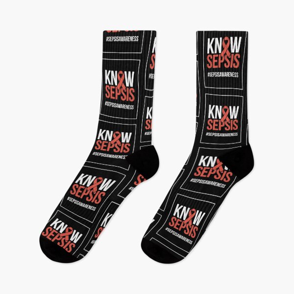 Item preview, Know Sepsis Awareness Design with Red Ribbon designed and sold by Gogetgiggles.