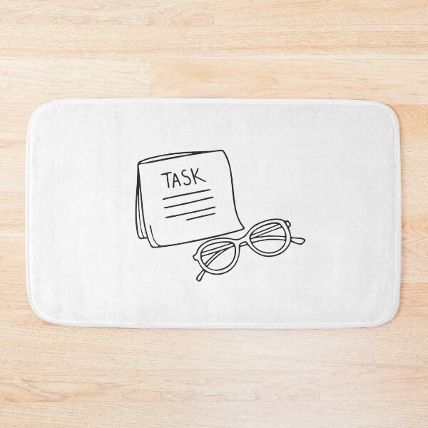 Item preview, A task reminder note beside a pair of glasses designed and sold by rasagamastore.