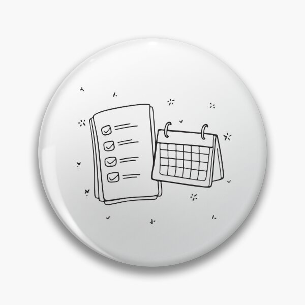 Item preview, A task sheet pinned beside a calendar designed and sold by rasagamastore.