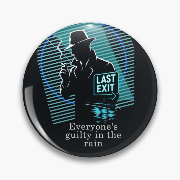 Item preview, Last Exit Noir — “Everyone’s Guilty in the Rain” designed and sold by Sanctum Icons.