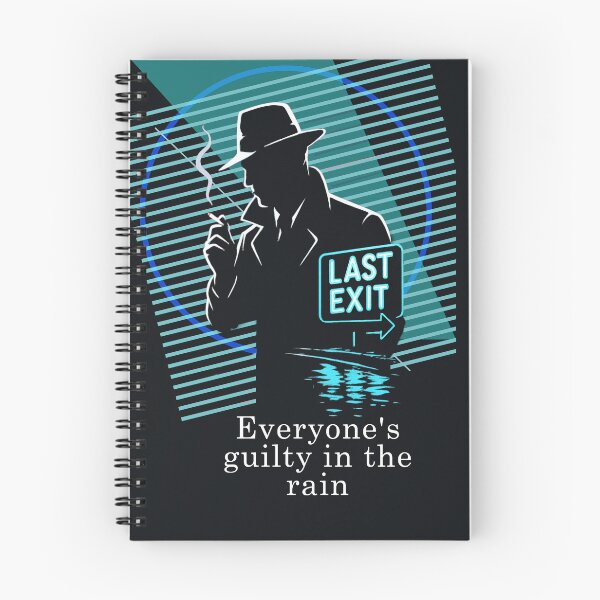 Item preview, Last Exit Noir — “Everyone’s Guilty in the Rain” designed and sold by Sanctum Icons.