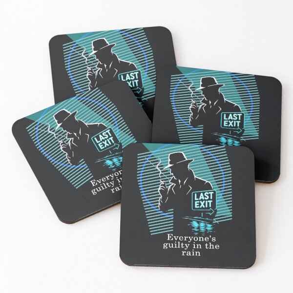 Item preview, Last Exit Noir — “Everyone’s Guilty in the Rain” designed and sold by Sanctum Icons.