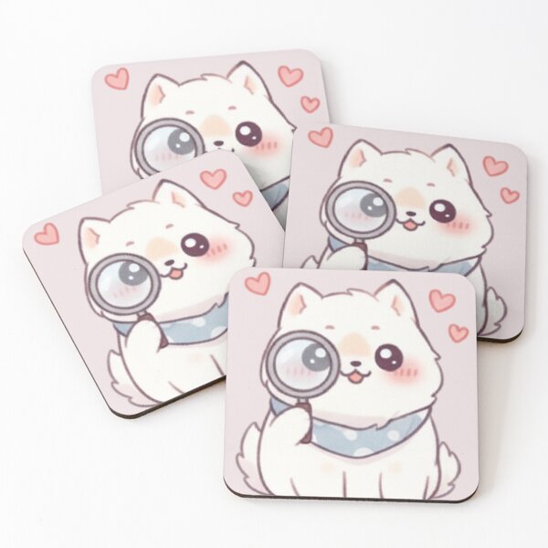 Item preview, Cute Samoyed Puppy Emoji series (Discover) designed and sold by EternalWz.