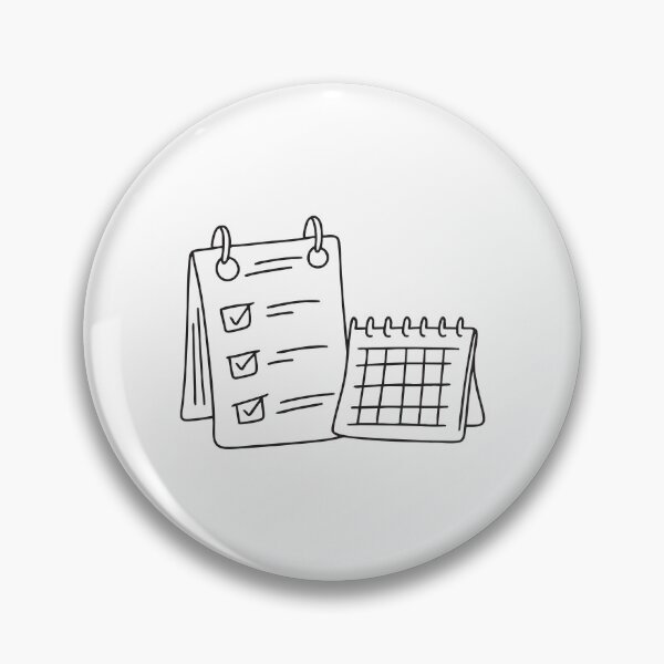 Item preview, A task sheet pinned beside a desk calendar designed and sold by rasagamastore.