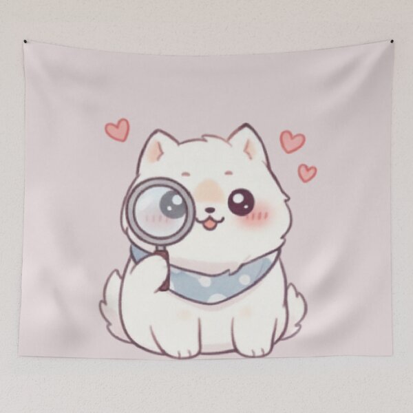 Item preview, Cute Samoyed Puppy Emoji series (Discover) designed and sold by EternalWz.