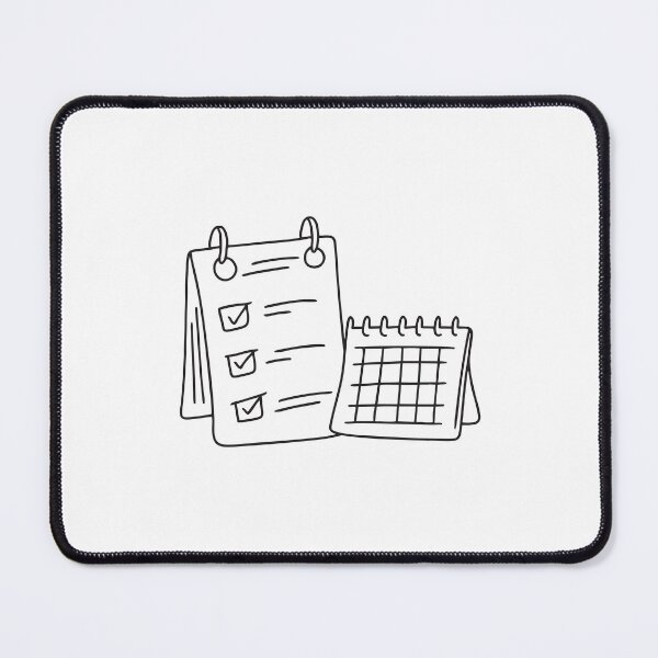 Item preview, A task sheet pinned beside a desk calendar designed and sold by rasagamastore.