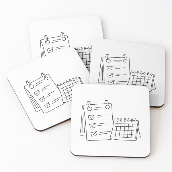 Item preview, A task sheet pinned beside a desk calendar designed and sold by rasagamastore.
