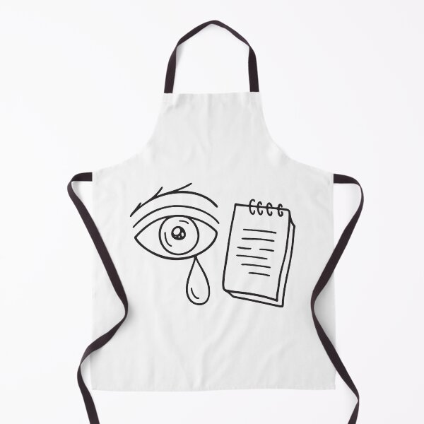 Item preview, A tear dripping from a blinking eye beside a note designed and sold by rasagamastore.