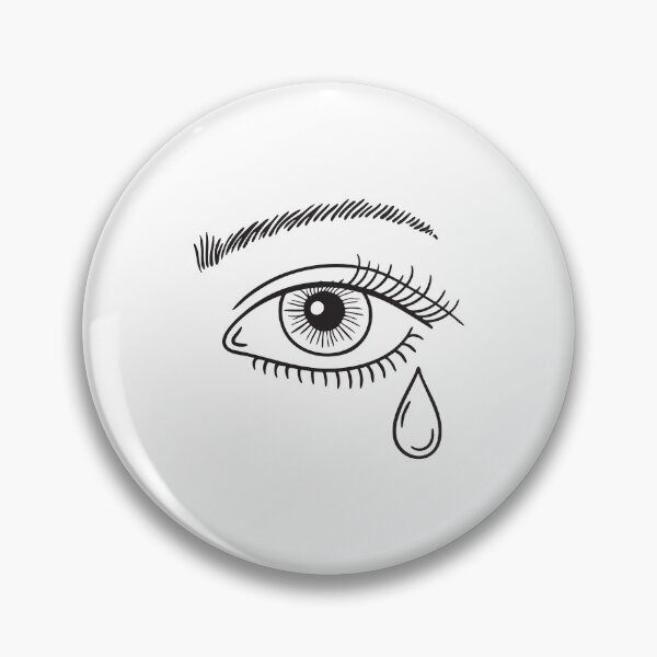 Item preview, A tear emerging from the corner of an eye designed and sold by rasagamastore.