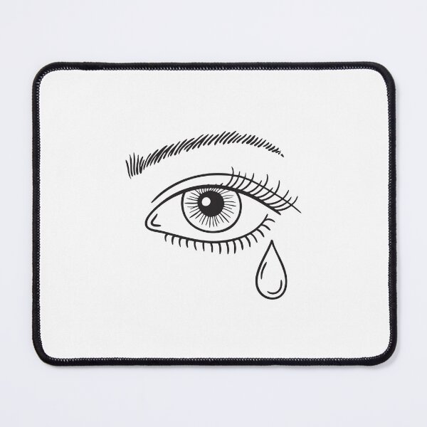 Item preview, A tear emerging from the corner of an eye designed and sold by rasagamastore.
