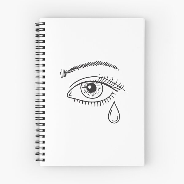 Item preview, A tear emerging from the corner of an eye designed and sold by rasagamastore.
