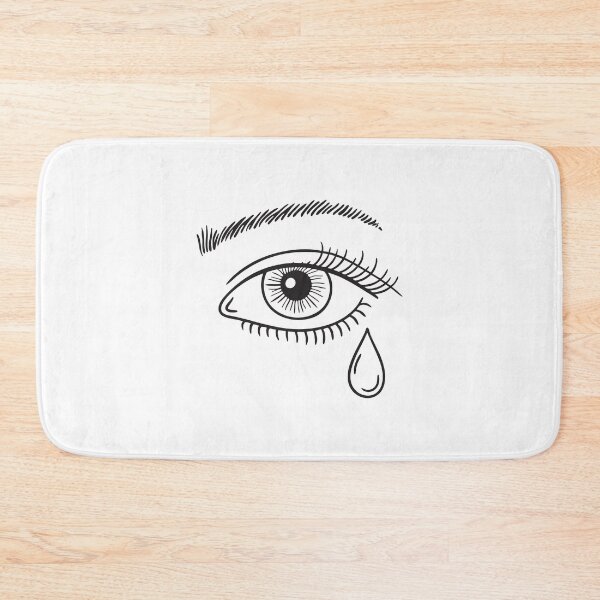 Item preview, A tear emerging from the corner of an eye designed and sold by rasagamastore.