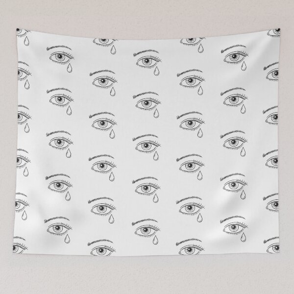Item preview, A tear emerging from the corner of an eye designed and sold by rasagamastore.