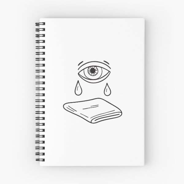 Item preview, A tear emerging from the corner of a wide eye designed and sold by rasagamastore.