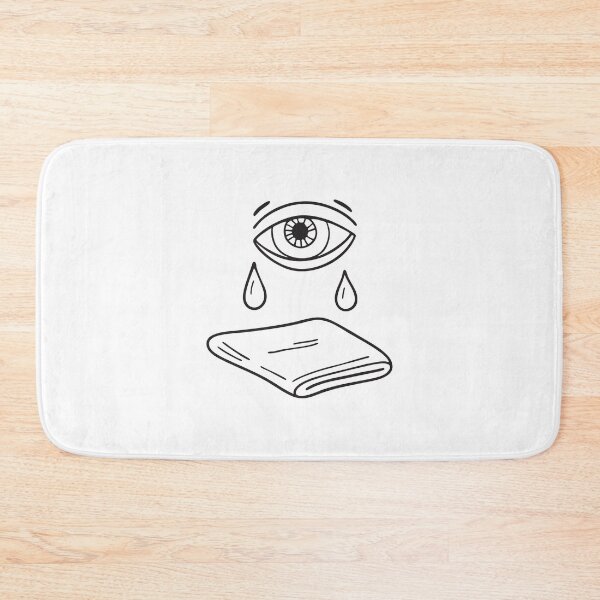 Item preview, A tear emerging from the corner of a wide eye designed and sold by rasagamastore.