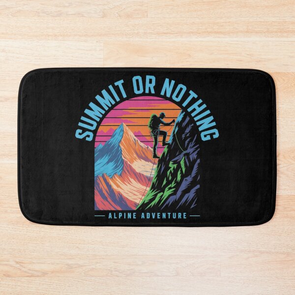 Item preview, Alpine adventure shirt summit or nothing designed and sold by DreamOnShirts.