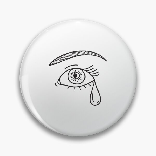 Item preview, A tear emerging from the corner of a eye designed and sold by rasagamastore.
