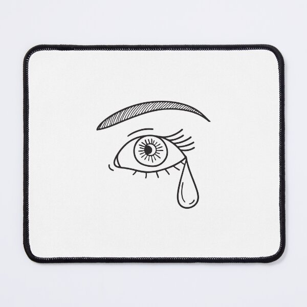 Item preview, A tear emerging from the corner of a eye designed and sold by rasagamastore.