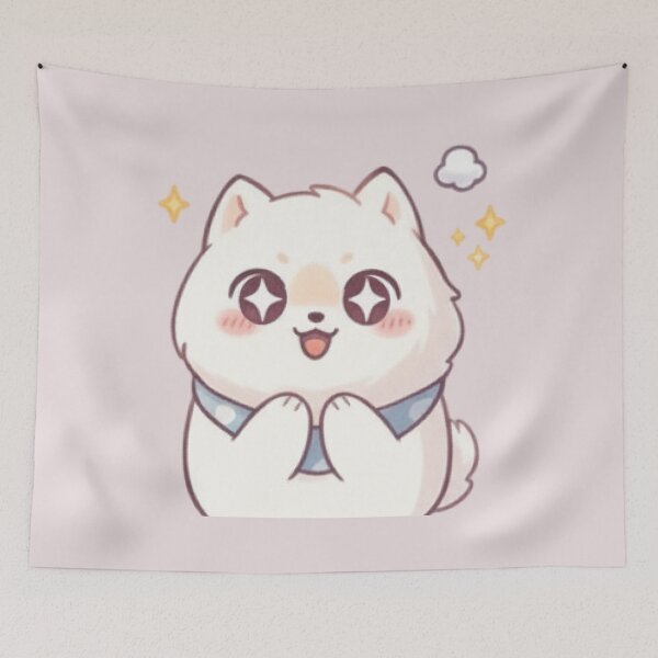 Item preview, Cute Samoyed Puppy with Sparkling Eye designed and sold by EternalWz.