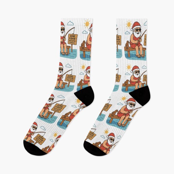 Item preview, Gone Fishin’ — Funny New Zealand Christmas Beach Design with Kiwi Bird designed and sold by Globalcitytees.