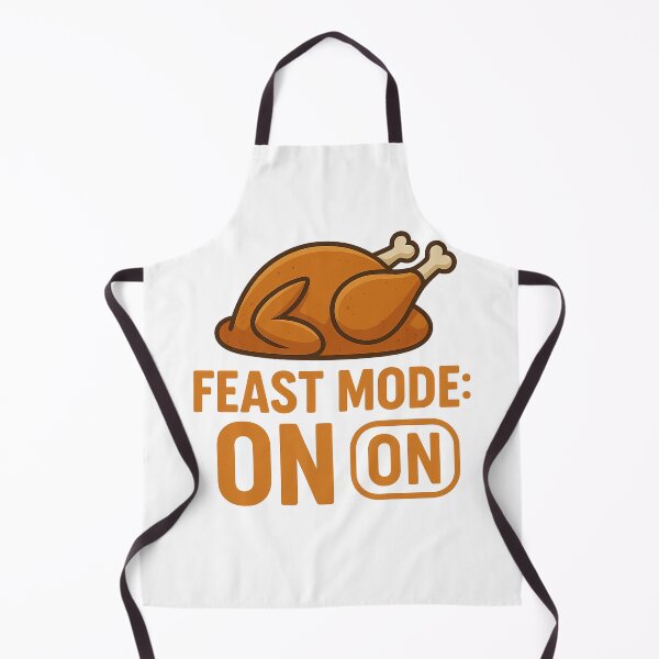Item preview, Feast Mode ON – Funny Thanksgiving Turkey Design designed and sold by MichalLahcim.