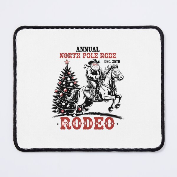 Item preview, Annual North Pole Rodeo Santa Western Cowboy Christmas  designed and sold by ChristopStano.