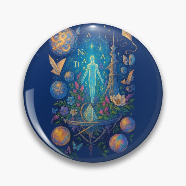 Item preview, The Mercurial Sage: Gyroscope of Starlit Thought designed and sold by BrushAndBreathe.