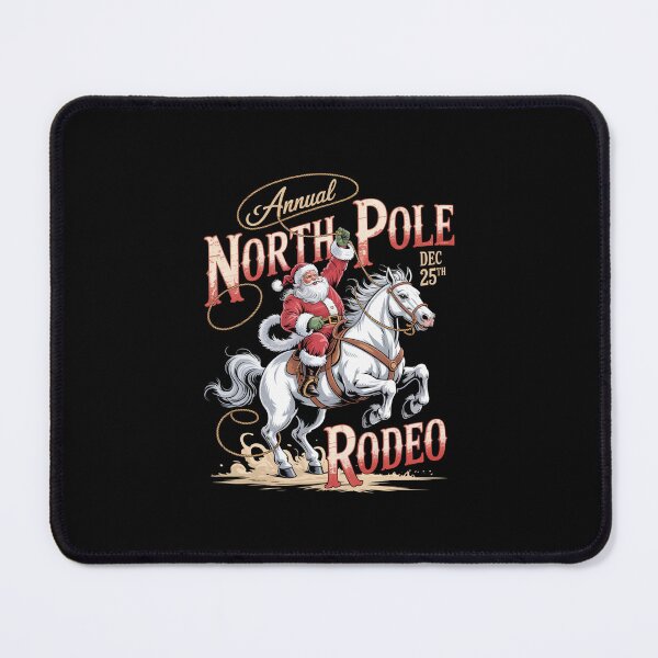 Item preview, Annual North Pole Rodeo Santa Western Cowboy Christmas designed and sold by ChristopStano.