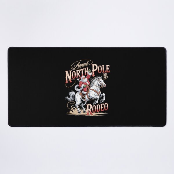 Item preview, Annual North Pole Rodeo Santa Western Cowboy Christmas  designed and sold by ChristopStano.