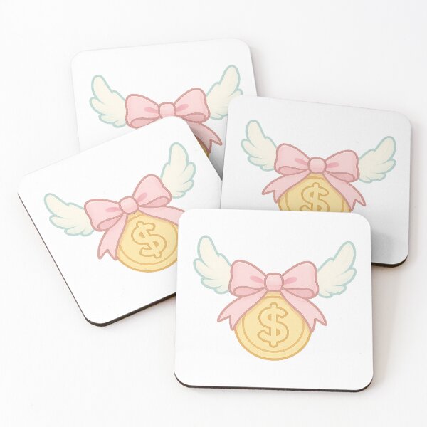 Item preview, Fortune Ribbon Charm - Kawaii Lucky Ribbon Sticker | Soft Girl Prosperity | Angel Wealth Charm | Cute Manifestation Aesthetic designed and sold by HerDreamCodes.
