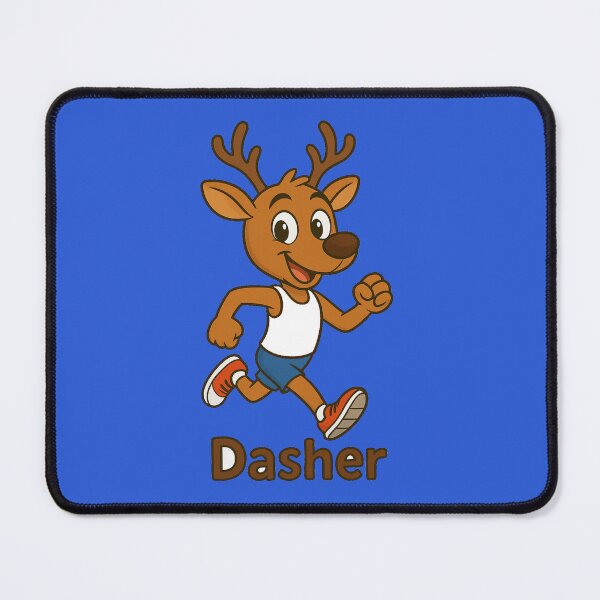 Item preview, Dasher - Reindeer in a hurry designed and sold by halibutgoatramb.