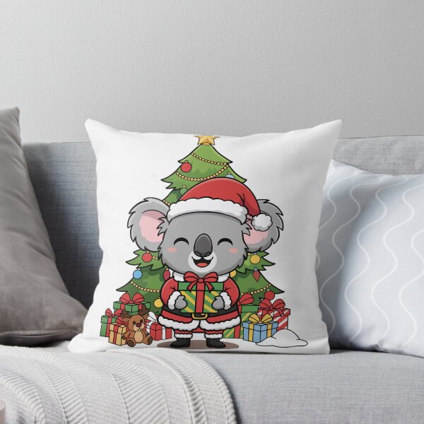 Item preview, Cute Koala Santa with Christmas Tree and Gifts designed and sold by holywarter.