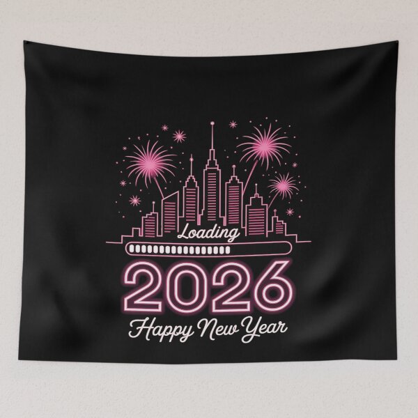 Item preview, Happy New Year 2026 Loading Fireworks  designed and sold by MonsterBuddiess.