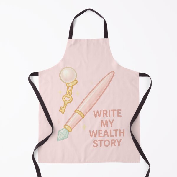 Item preview, Pearl Planner Pen - Luxury Witch Manifestation Sticker | Kawaii Rich Girl Energy | Write My Wealth Story | Feminine Abundance Charm designed and sold by HerDreamCodes.