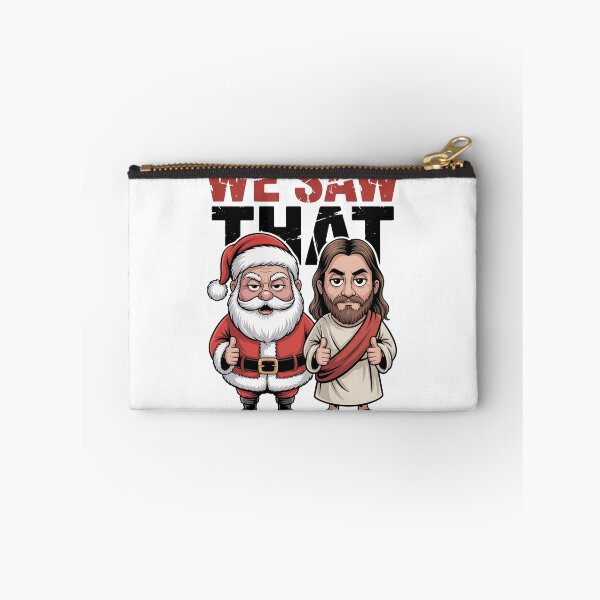 Item preview, Santa and Jesus We Saw That designed and sold by MonkiFlipp.