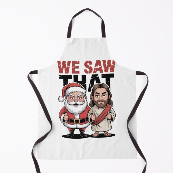 Item preview, Santa and Jesus We Saw That designed and sold by MonkiFlipp.