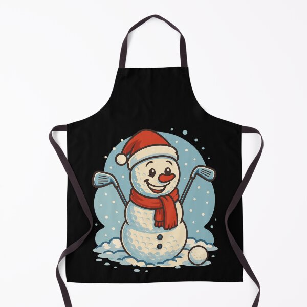 Item preview, Funny Golf Snowman Santa Holiday Cheer designed and sold by LuminOrb.