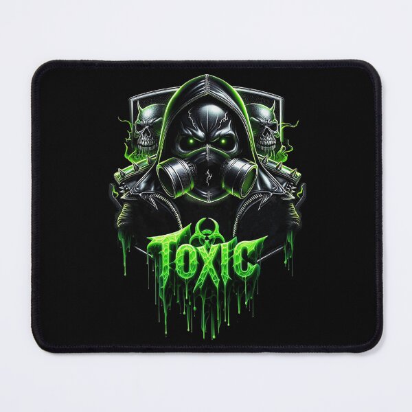 Item preview, Toxic Gas Mask Skull Dark Cyberpunk Horror Art designed and sold by DeimosArtIntl.
