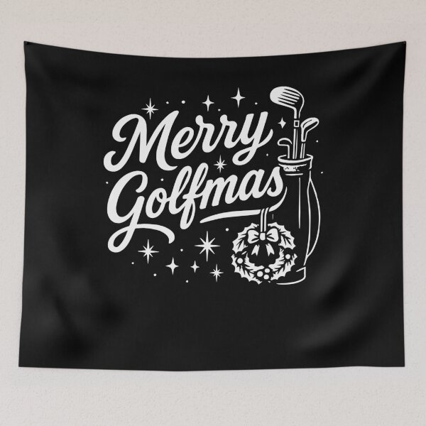 Item preview, Merry Golfmas Golfing Santa Holiday Fun designed and sold by LuminOrb.